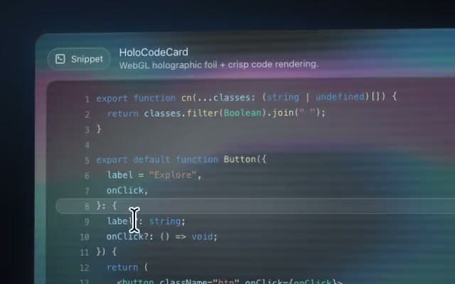 Holo Code Card preview