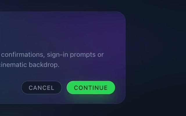 Nebula Modal preview