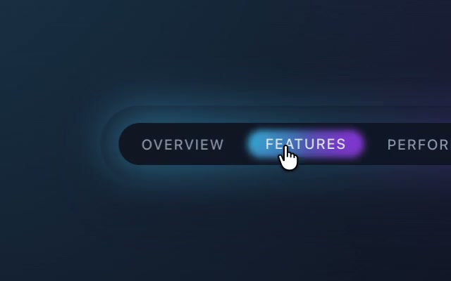 Aurora Tabs - Glowing React Tabs Component - Reactverse